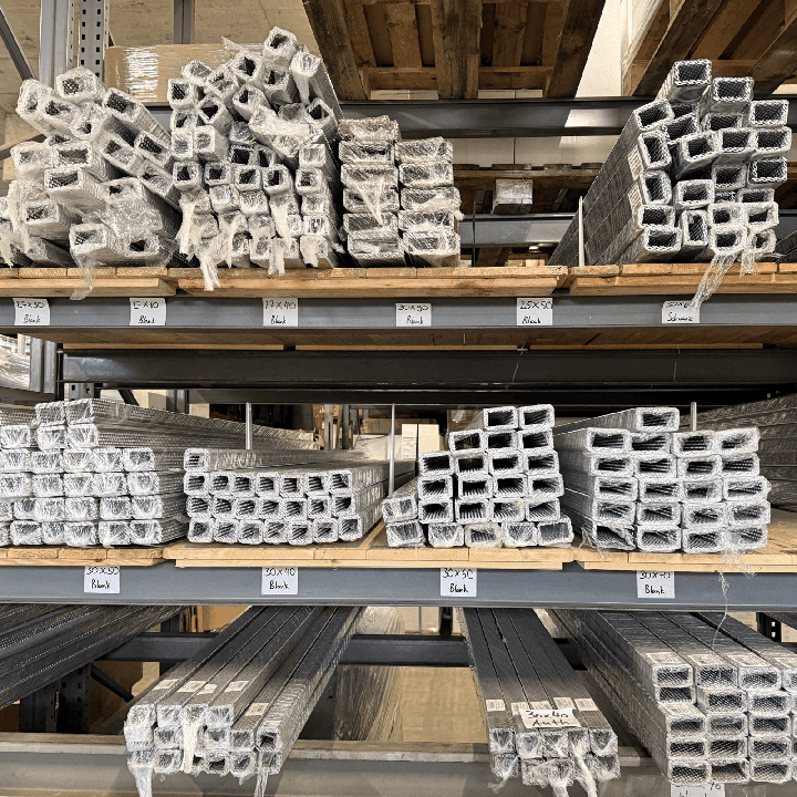 Lüftungsprofil Alu-Winkel blank