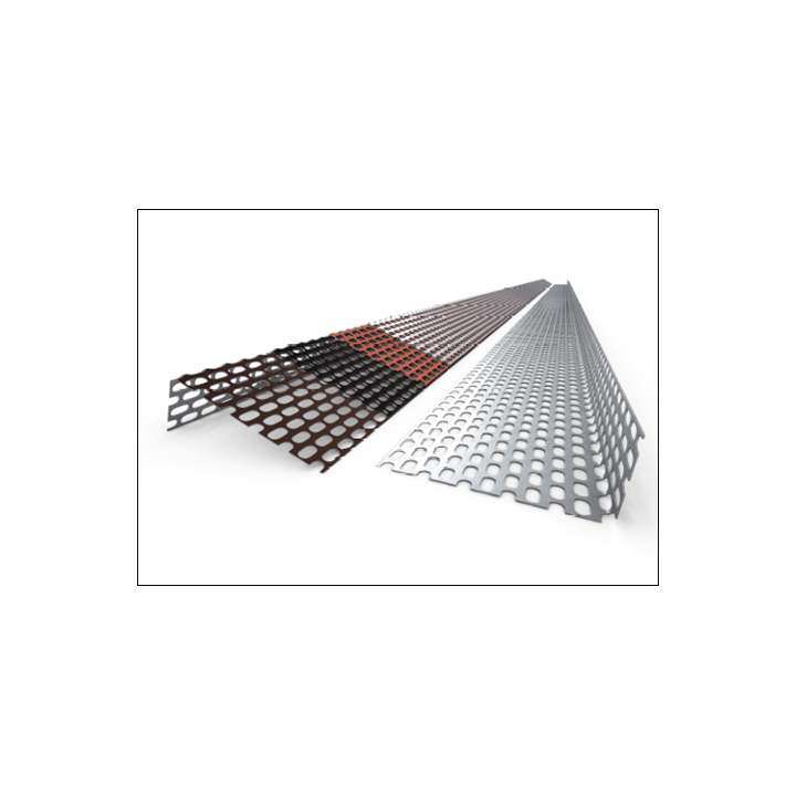 Lüftungsprofil Alu-Winkel blank